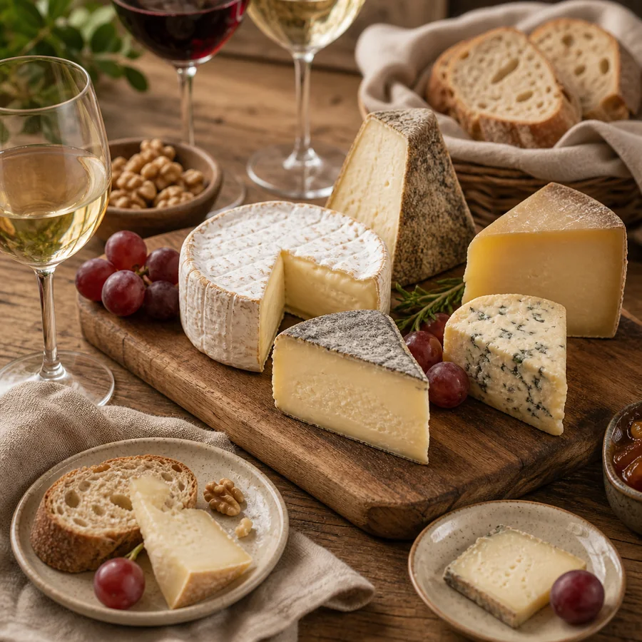 Dégustation de fromages locaux